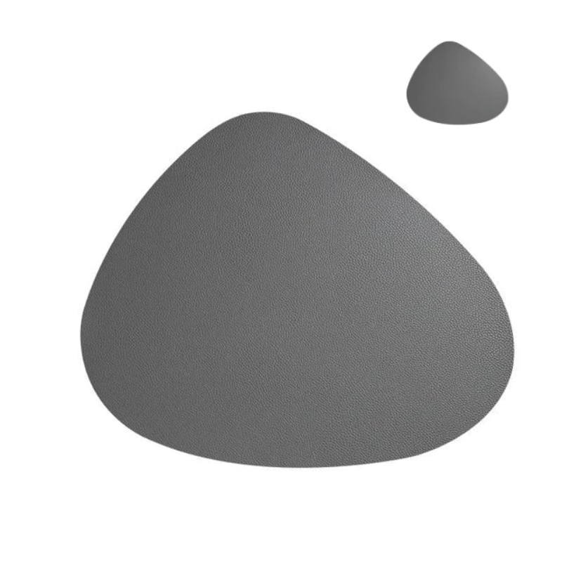 Pebble Design Placemat and Coaster Set in Multiple Colors