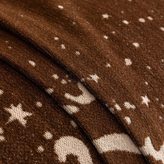 Cursive Glitter Chenille Sofa Cover