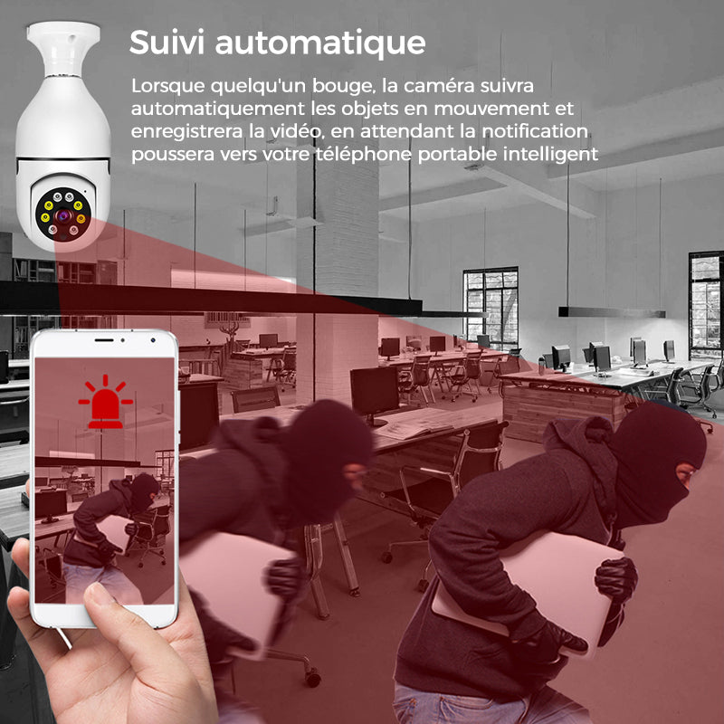 Wireless Wi-Fi Security Camera with Motion Detection and Night Vision