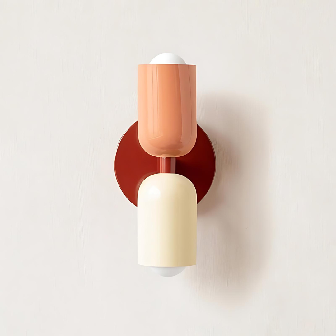 Modern Dual-Light Creamy Glow Wall Lamp