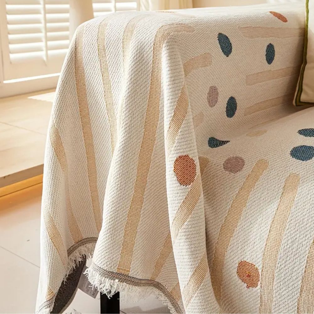 Chenille Bohemian Sofa Cover for Stylish Protection