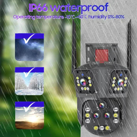 20MP WiFi Security Camera with 20x Zoom and Smart Tracking