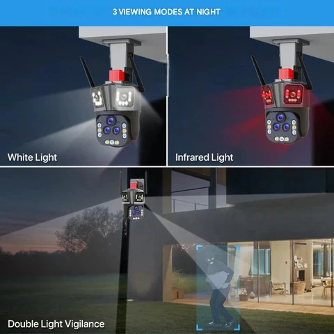 20MP WiFi Security Camera with 20x Zoom and Smart Tracking