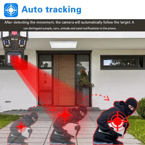 20MP WiFi Security Camera with 20x Zoom and Smart Tracking