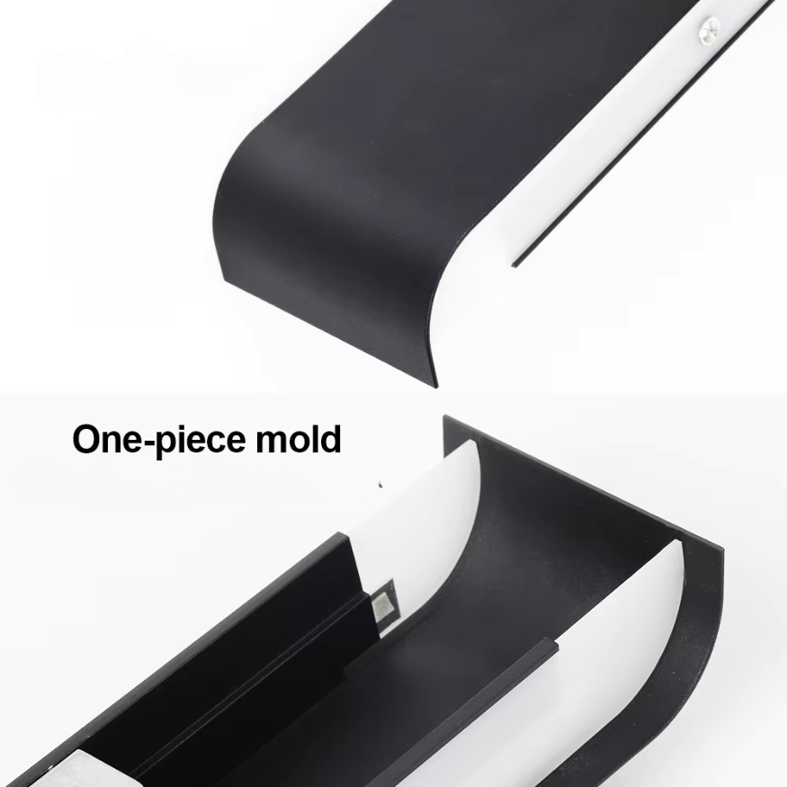 Nordic LED Wall Light in Brushed Aluminum - Modern Indoor Fixture