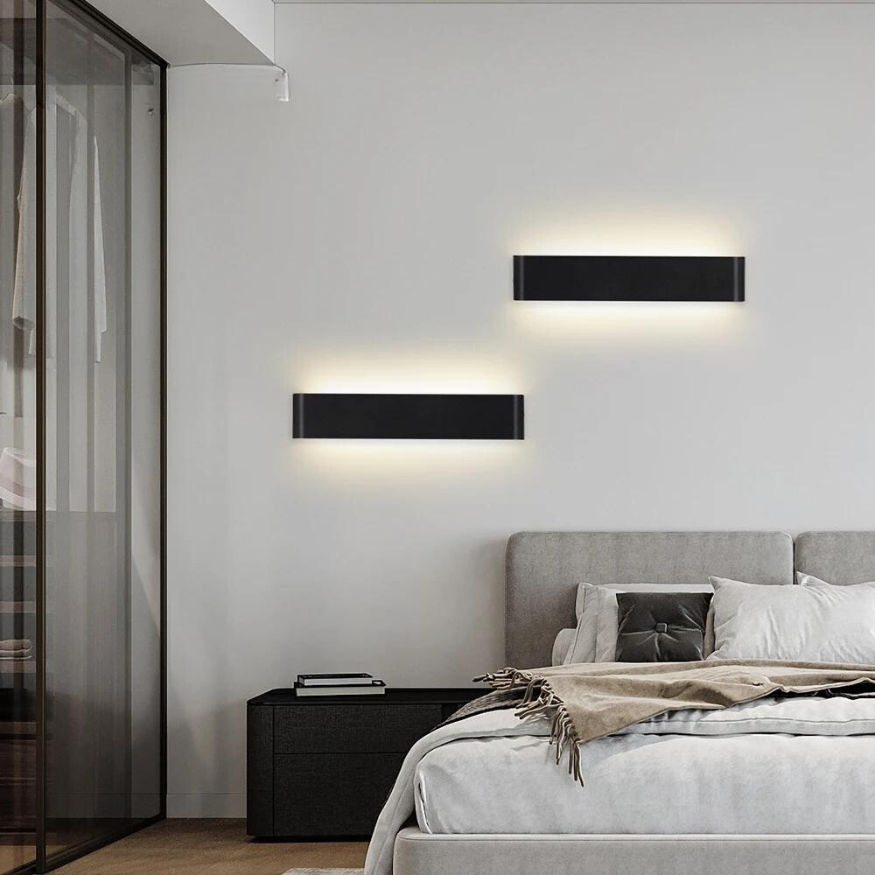 Nordic LED Wall Light in Brushed Aluminum - Modern Indoor Fixture