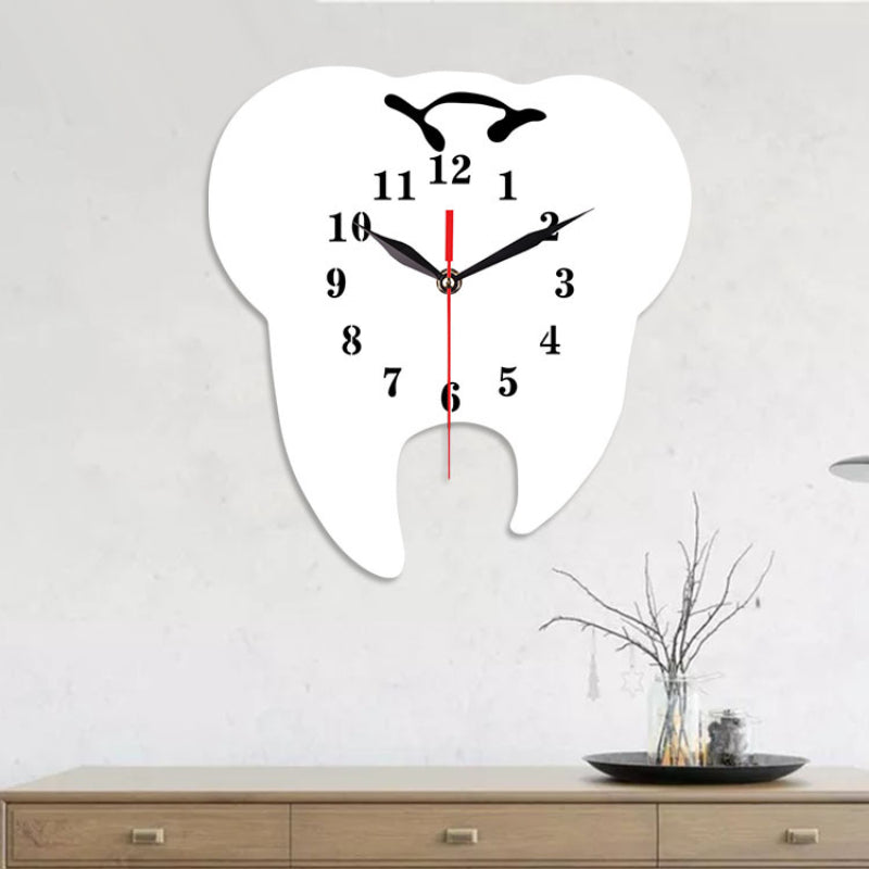 Dental Themed Silent Wall Clock for Clinics and Home