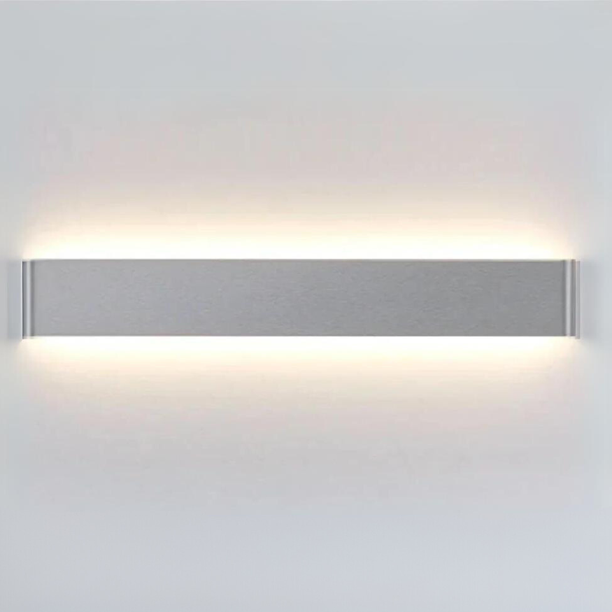 Nordic LED Wall Light in Brushed Aluminum - Modern Indoor Fixture