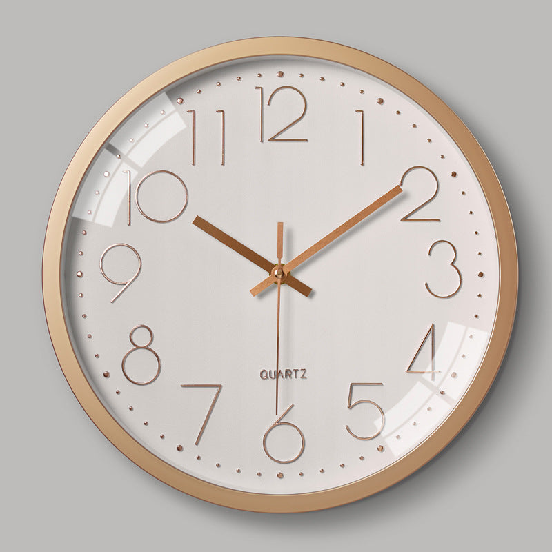 30 cm Silent 3D Wall Clock in Eco-Friendly ABS