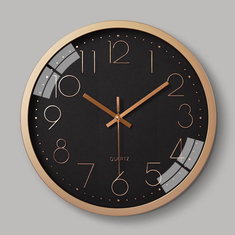 Silent 3D Wall Clock 30 cm Eco-Friendly Design
