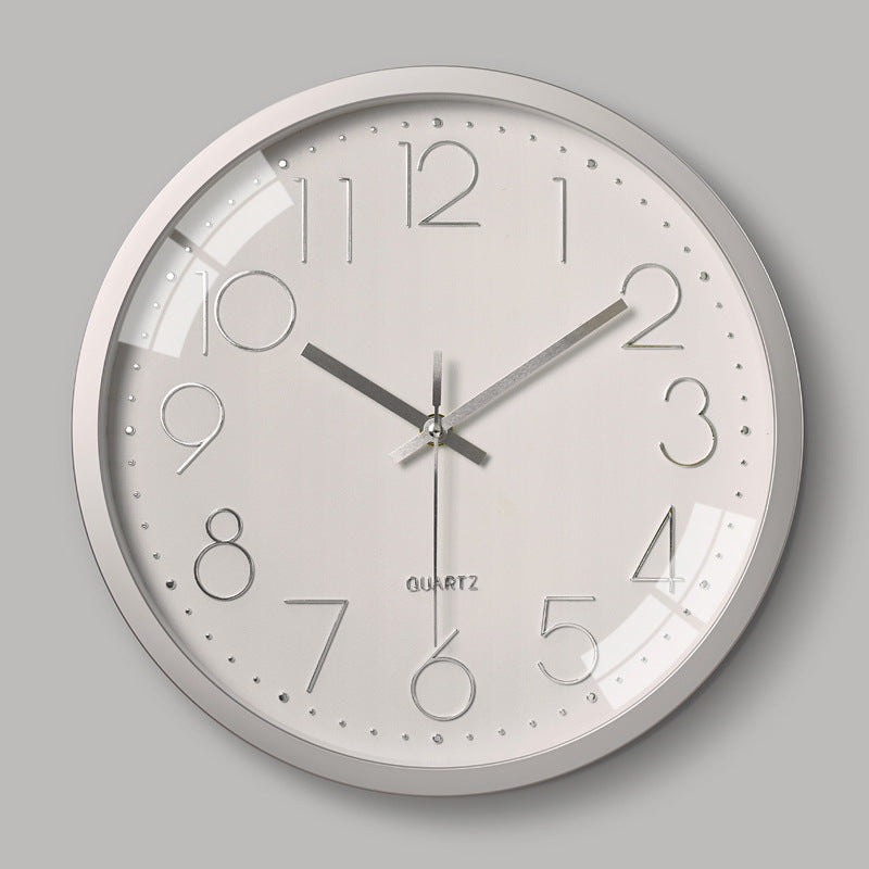 Silent 3D Wall Clock 30 cm Eco-Friendly Design