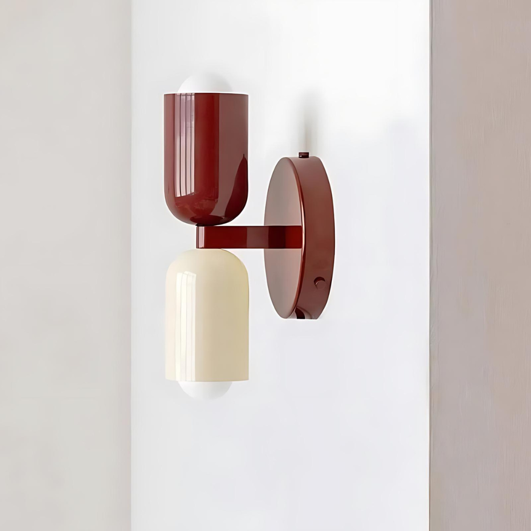 Modern Dual-Light Creamy Glow Wall Lamp