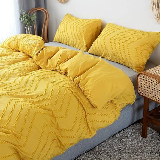 Chevron Microfiber Quilt Cover Set with Pillowcases