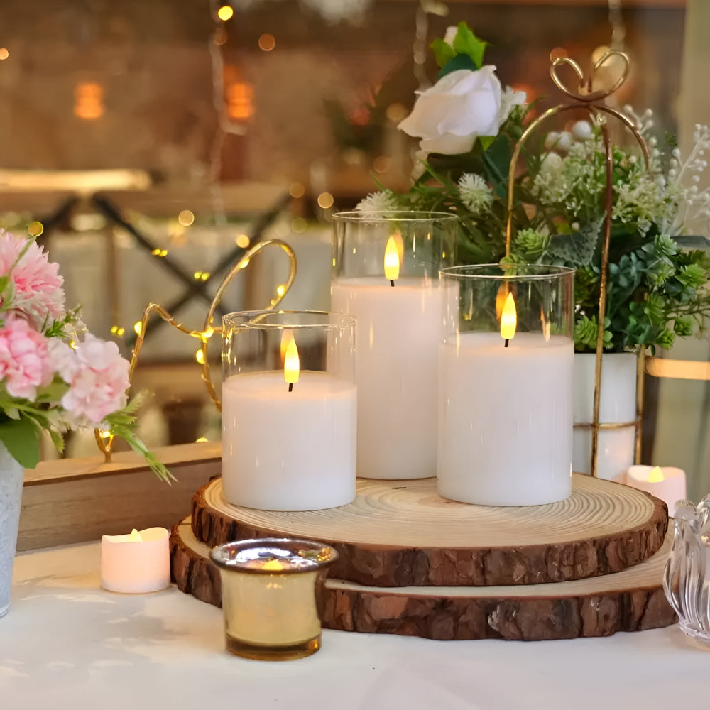 Ethereal 3D Flameless LED Candle Set