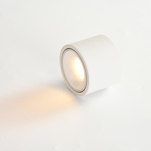 Adjustable Minimalist LED Recessed Ceiling Light in Black or White