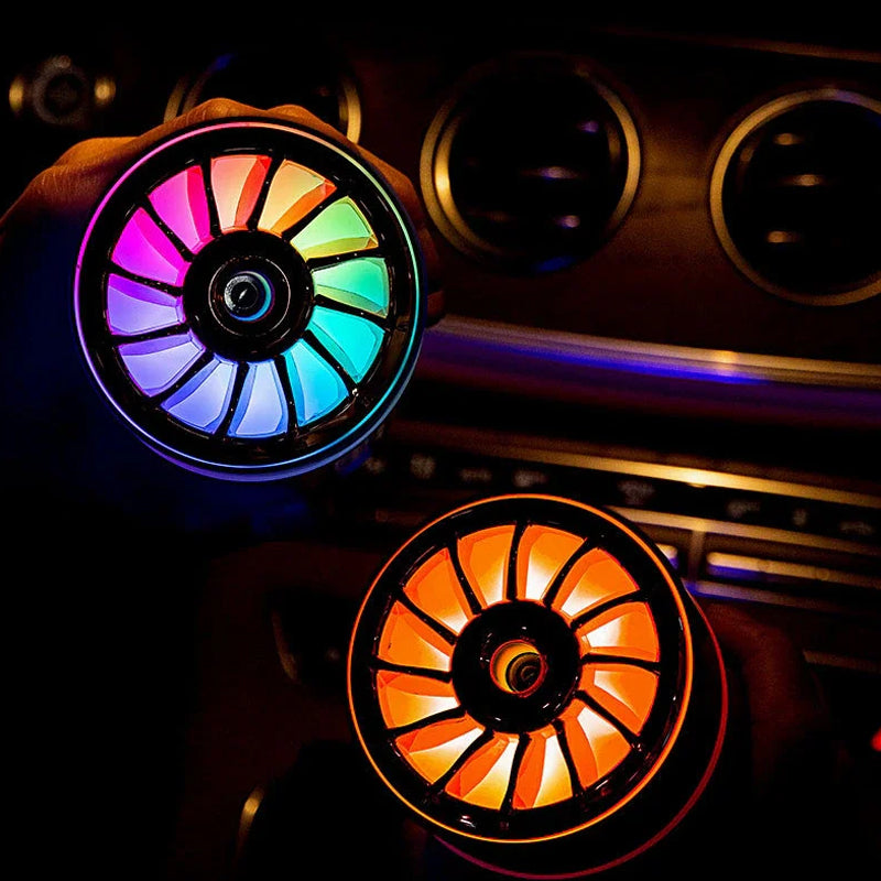 Portable Ultrasonic Car Humidifier with Colorful Lights