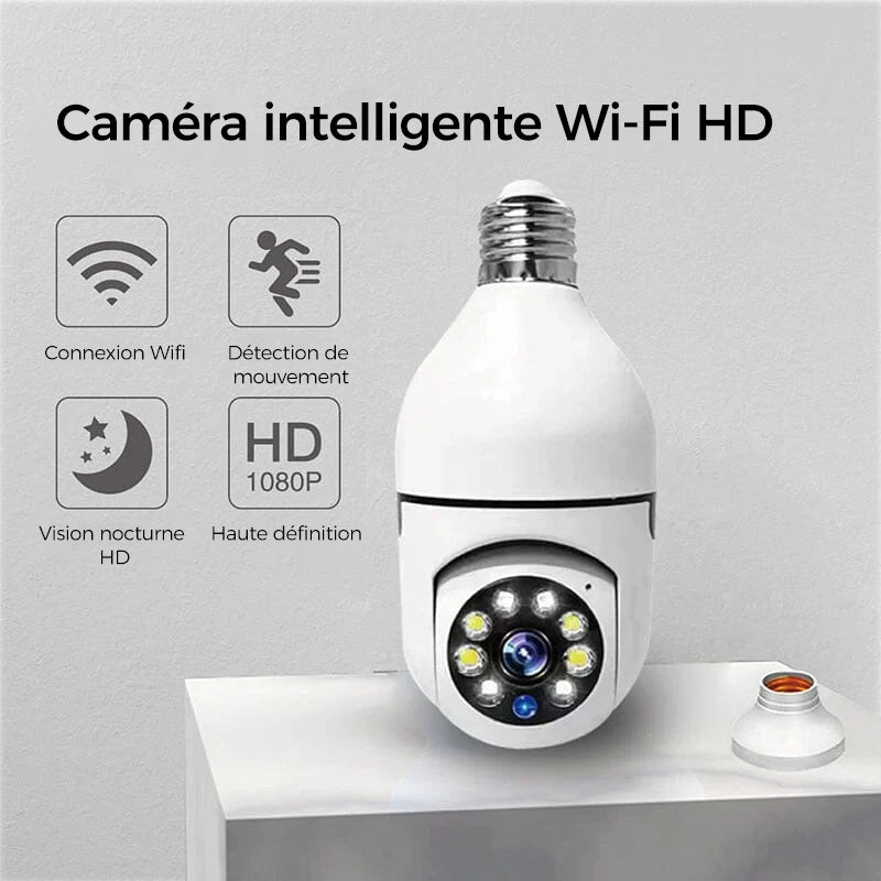 Wireless Wi-Fi Security Camera with Motion Detection and Night Vision