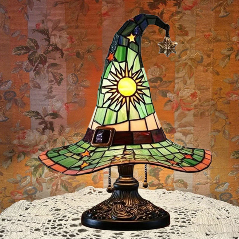 Witch Hat LED Night Light with Warm Glow