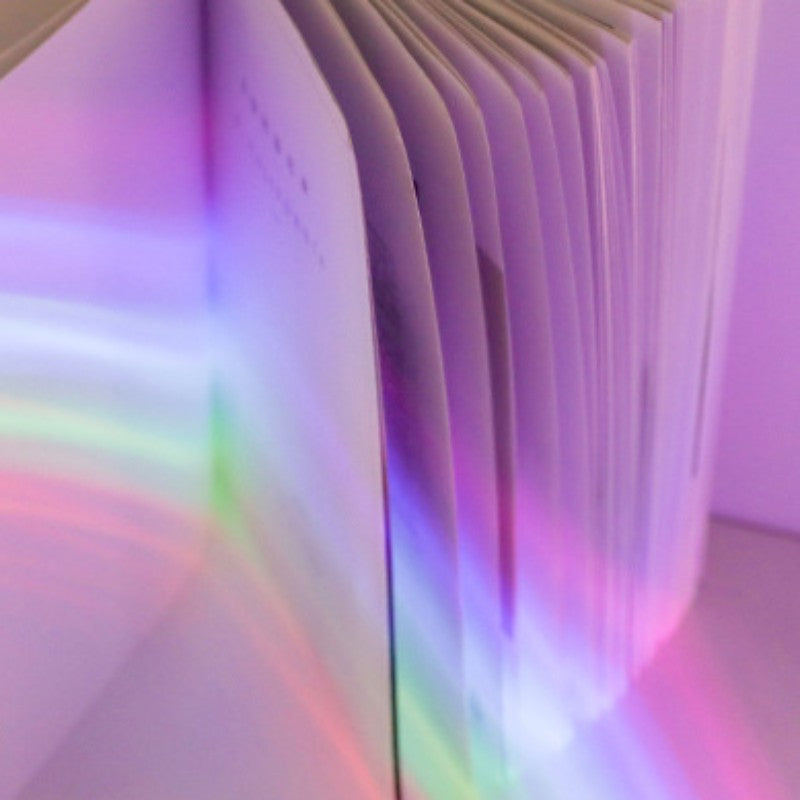 LED Rainbow Projection Night Light with USB Charging