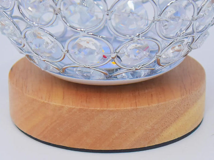 Modern Minimalist Round USB Rechargeable LED Table Lamp with Touch Control