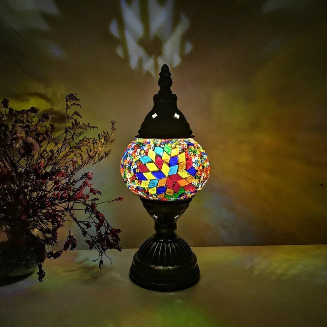 Colorful Handcrafted Mosaic Table Lamp