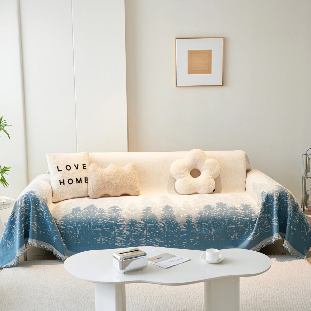 Chenille Forest Glitz Sofa Cover