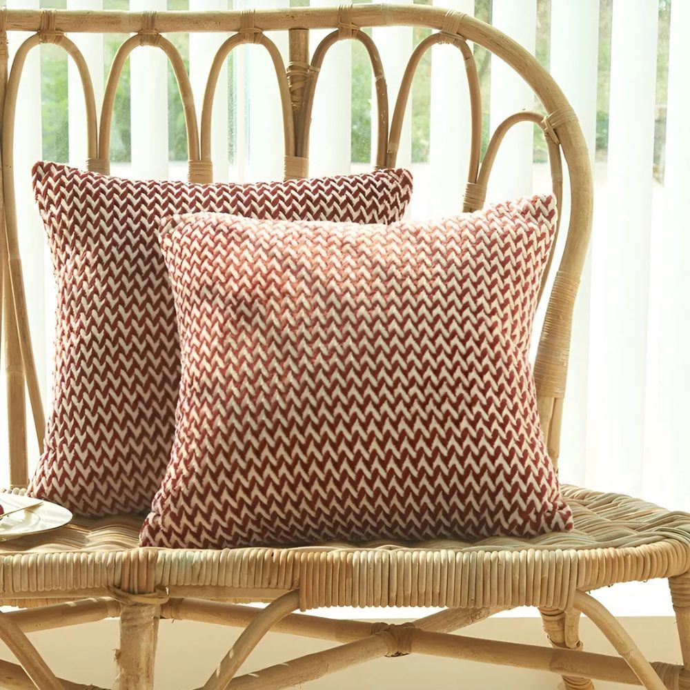 Chevron Microfiber Cushion Covers for Modern Decor