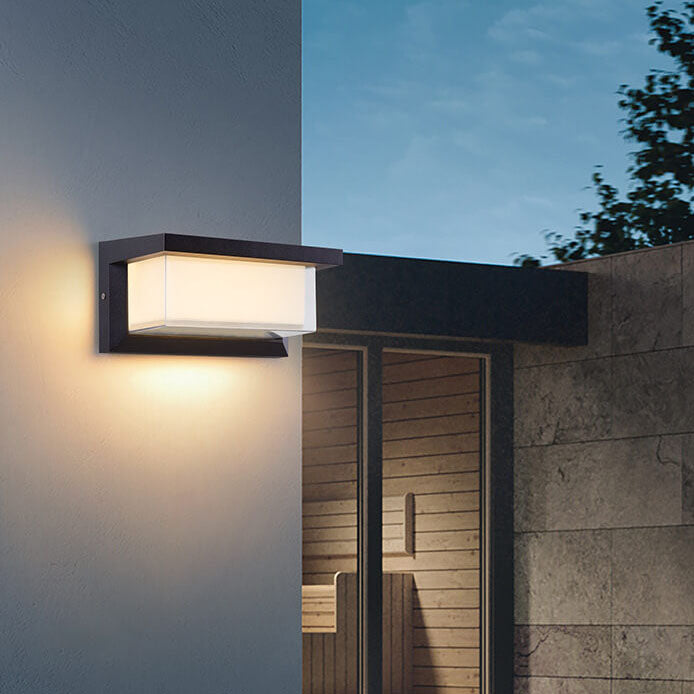 Modern Minimalist Solar LED Outdoor Wall Light