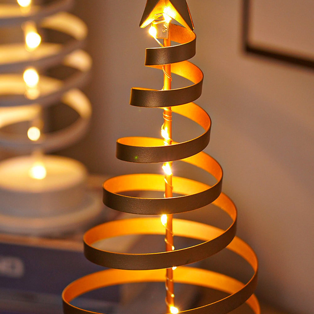 LED Table Lamp with Metal Tree Design and Warm White Lights