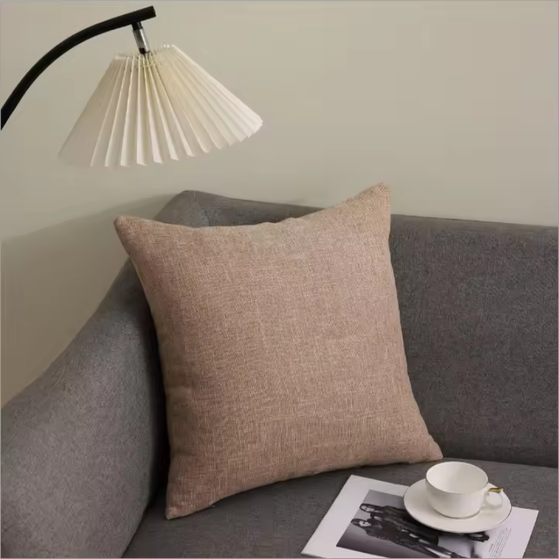 Cotton Linen Decorative Pillowcases for Sofa and Chair