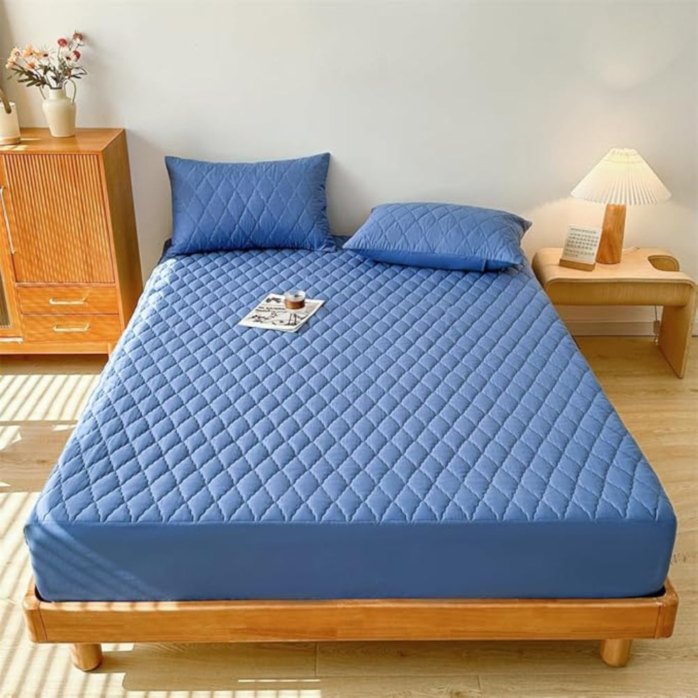 Waterproof Luxury Fitted Sheet Set with Deep Pockets