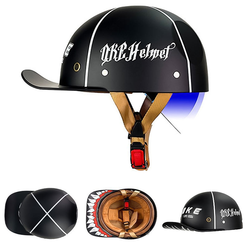 DOT Approved Lightweight Motorcycle Baseball Helmet