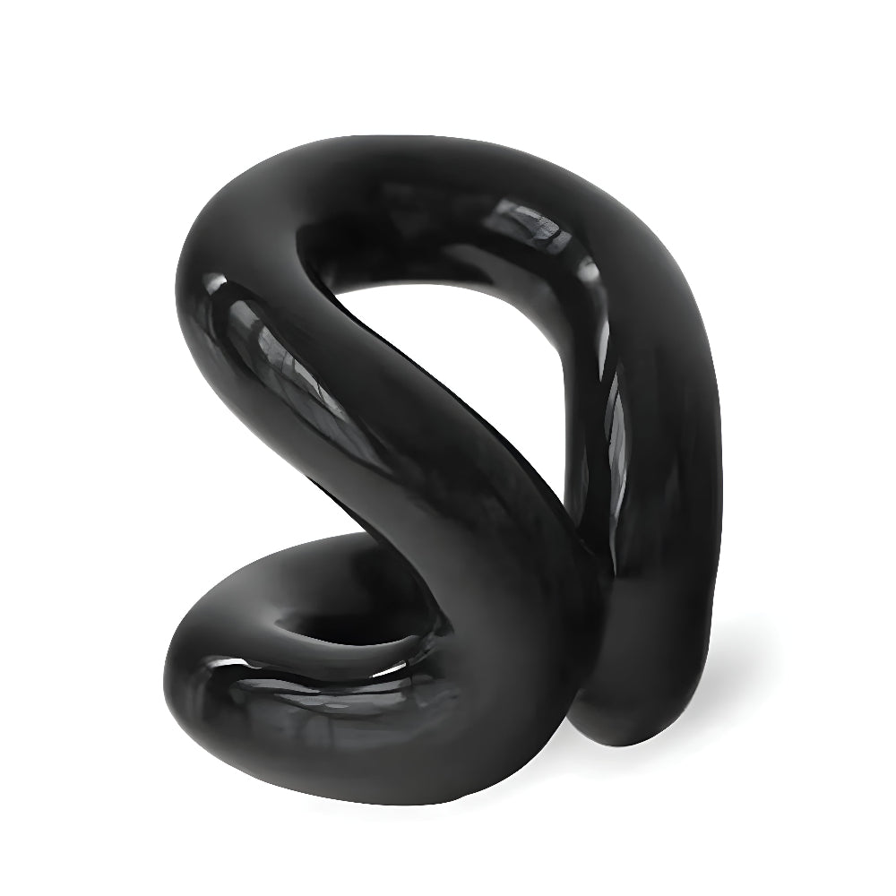 Ceramic Organizer with Rope-Knot Detail