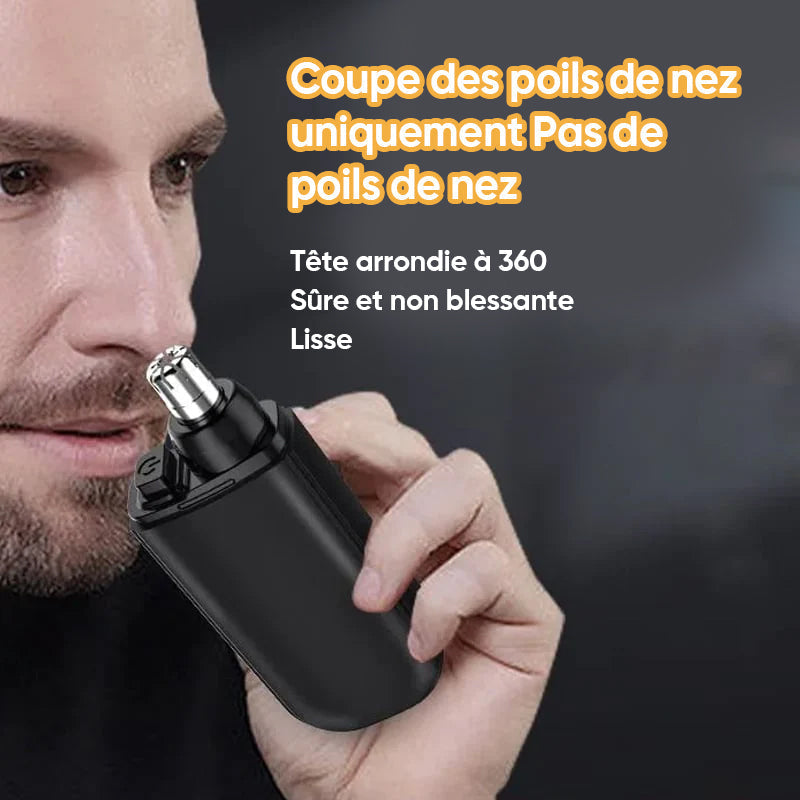 Rechargeable Portable Nose Hair Trimmer with Waterproof Design