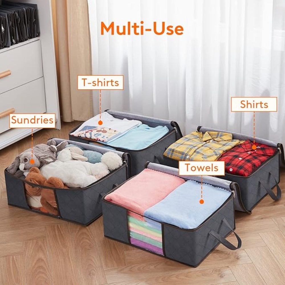 Foldable Clothes Storage Bag with See-Through Window