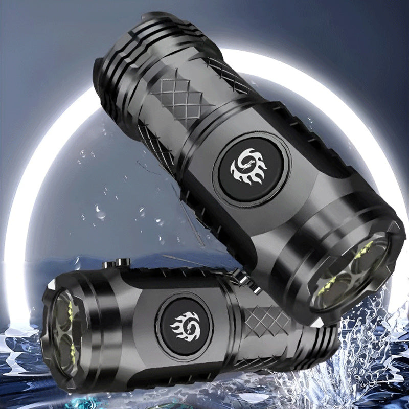 Compact Rechargeable Mini LED Flashlight with Multiple Modes