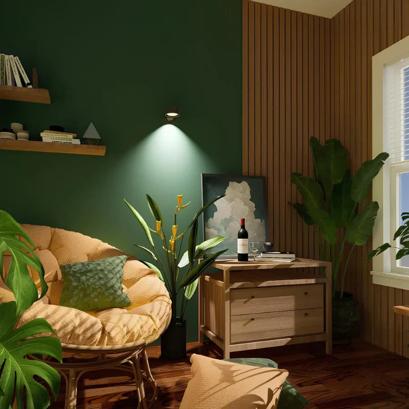 Cordless Rechargeable Magnetic Wall Lamp with 360° Rotation