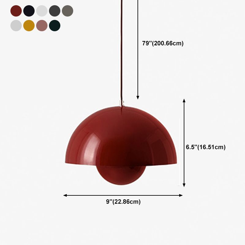 Modern Geometric Wrought Iron Pendant Lamp