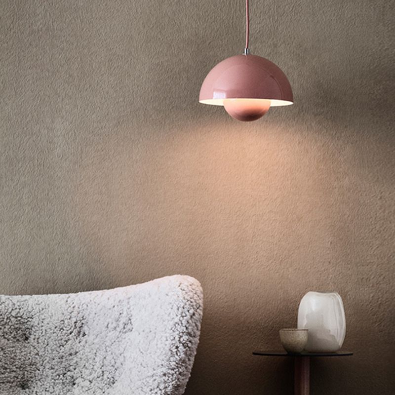 Modern Geometric Wrought Iron Pendant Lamp