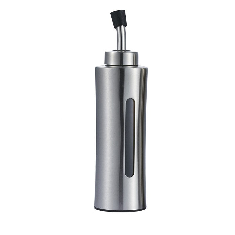 Stainless Steel Spout Glass Carafe for Oil and Vinegar