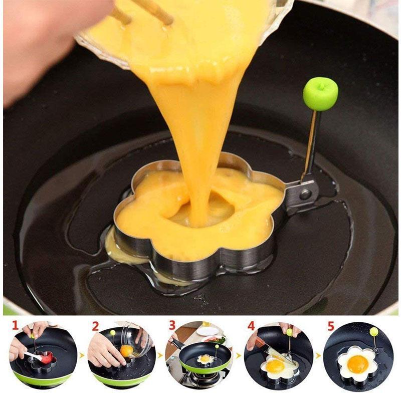 Stainless Steel Non-Stick Egg Frying Molds