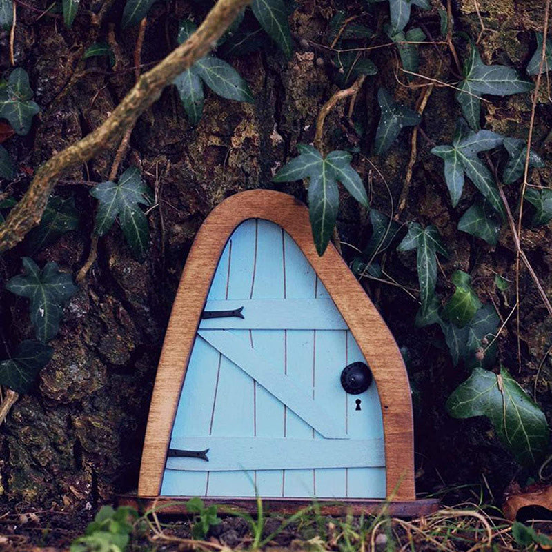 Miniature Wooden Fairy Door for Imaginative Decor