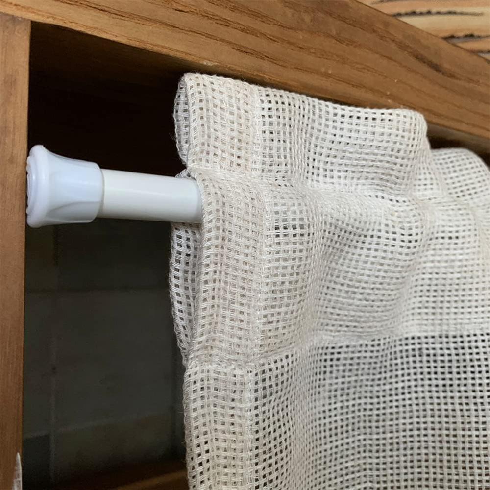 Adjustable No-Drill Telescopic Curtain Rod