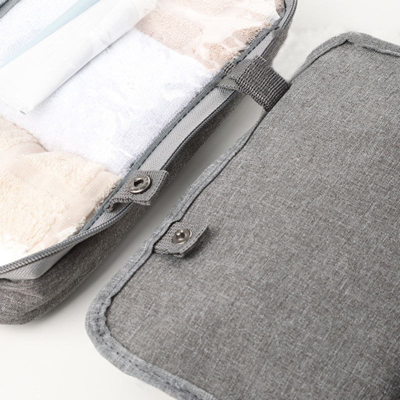 Compact Travel Cosmetic Organizer with 4 Compartments