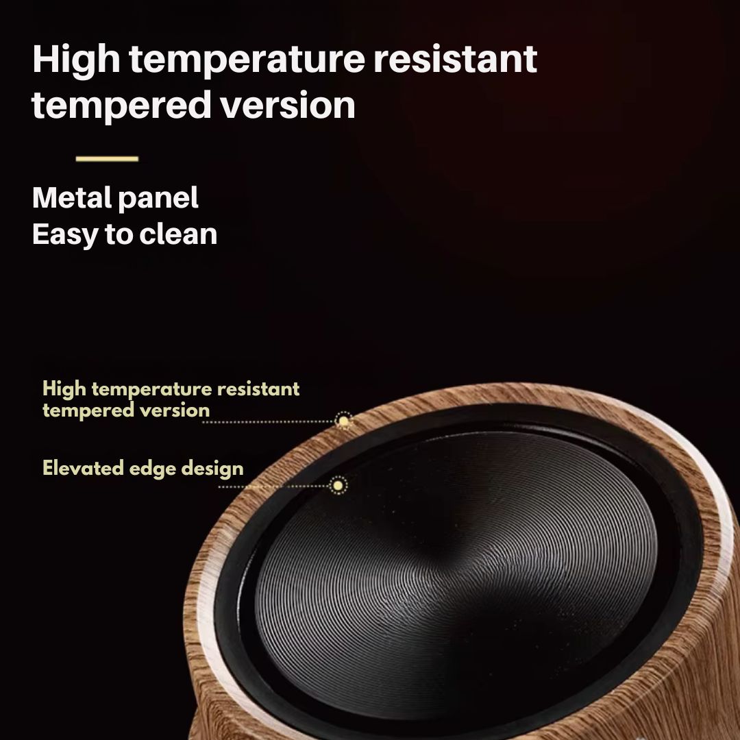 Compact Electric Hot Plate with Adjustable Temperature Control