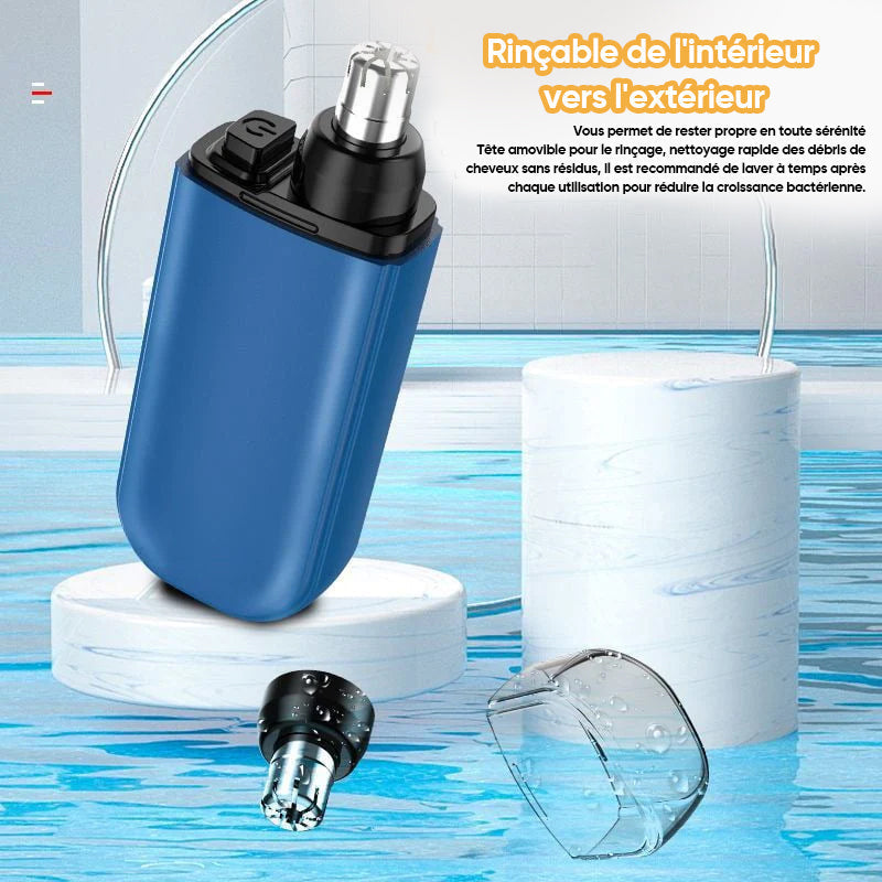 Rechargeable Portable Nose Hair Trimmer with Waterproof Design