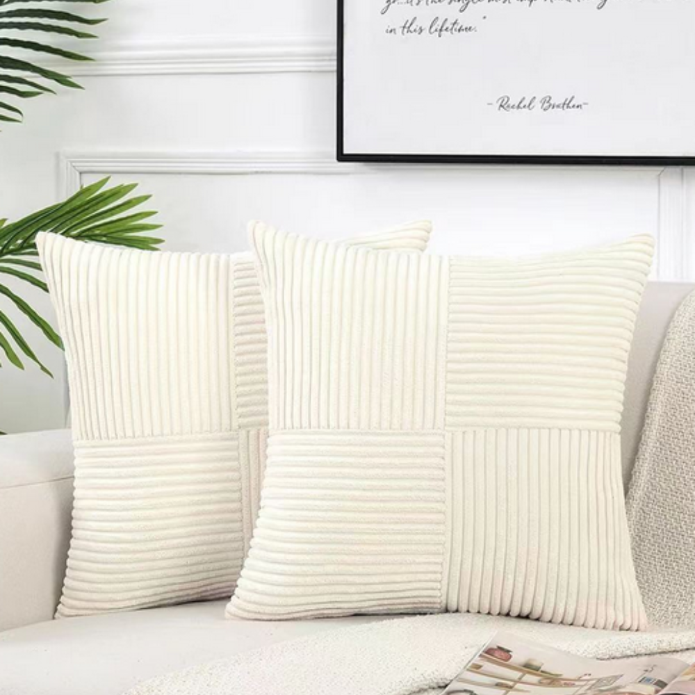 Rustic Soft Corduroy Cushion Cover