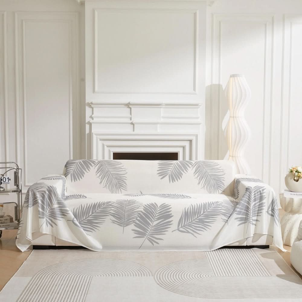 Cooling Leaf Design Sofa Cover