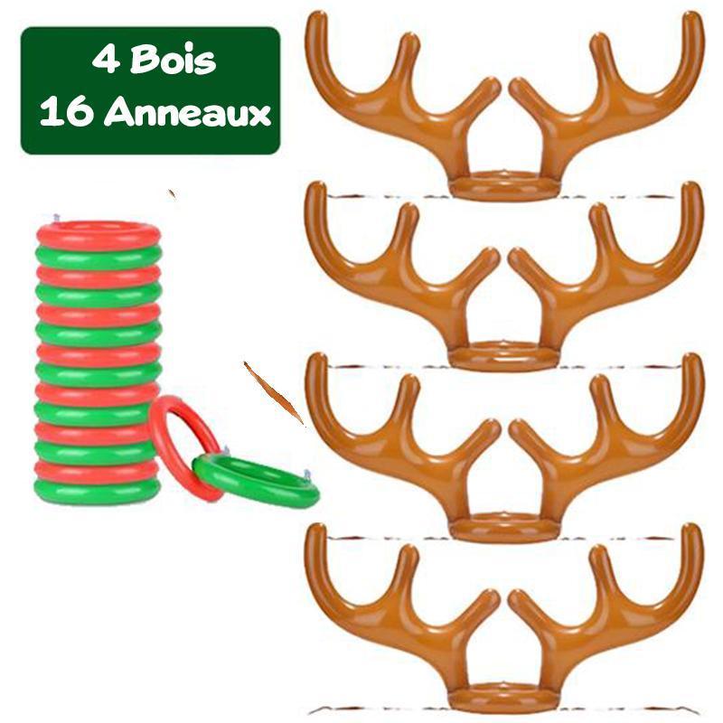 Inflatable Christmas Reindeer Ring Toss Game