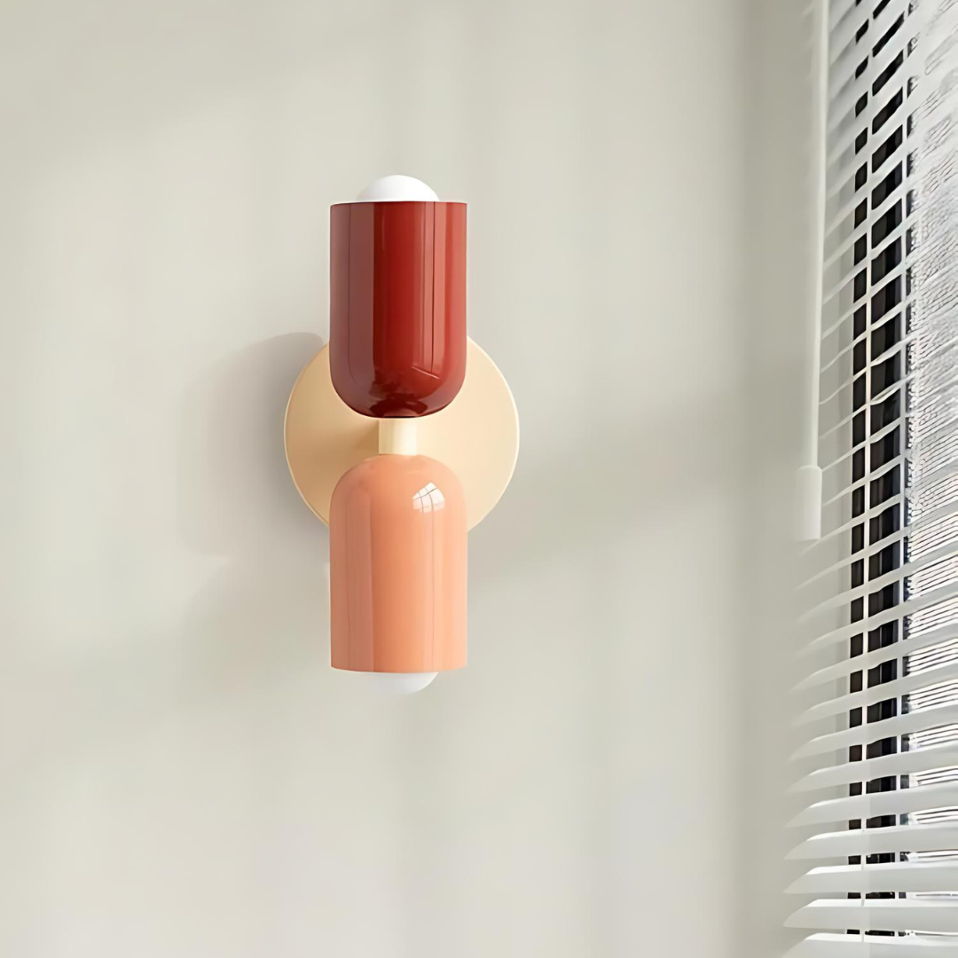 Modern Dual-Light Creamy Glow Wall Lamp